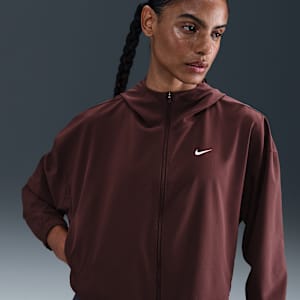 Chamarra de tejido Woven Repel oversized con gorro para mujer Nike One