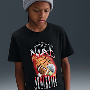 Playera para niños talla grande Nike Sportswear