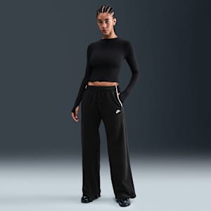 Nike Sportswear Club Fleece Women's Mid-Rise Wide-Leg Cozy Pants
