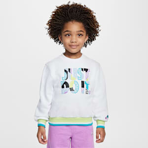 Nike Sportswear "Outside the Lines" Toddler French Terry Crew Top