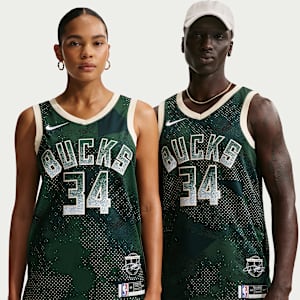 Jersey Nike Dri-FIT de la NBA Swingman para hombre Giannis Antetokounmpo Milwaukee Bucks 2025/26 Select Series