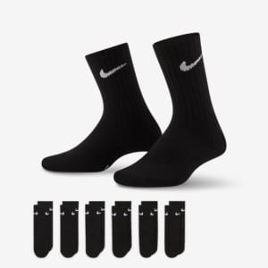 Nike Dri-FIT Performance Basics Big Kids' Crew Socks (6 Pairs)