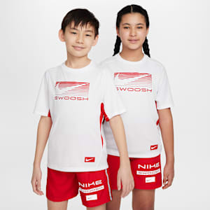 Playera de manga corta Dri-FIT para niños talla grande Nike Multi