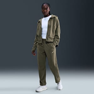 Nike One Therma-FIT-Fleece-Hose mit mittelhohem Bund (Damen)