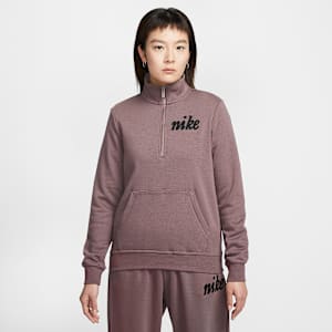 나이키 스포츠웨어 클럽 플리스 여성 쿼터집 스웻셔츠