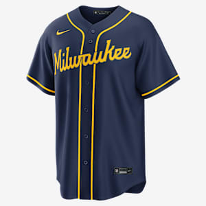 Christian Yelich Milwaukee Brewers Men's Nike MLB Replica Jersey