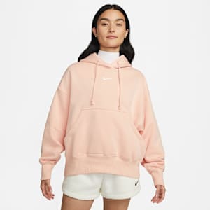 เสื้อมีฮู้ดแบบสวมขนาดโอเวอร์-โอเวอร์ไซส์ผู้หญิง Nike Sportswear Phoenix Fleece