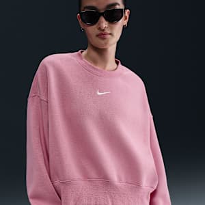 나이키 스포츠웨어 피닉스 플리스 여성 오버-오버사이즈 크루넥 스웻셔츠