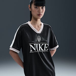 ナイキ スポーツウェア ウィメンズ Vネック ジャージー トップ