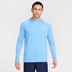 Playera con gorro de manga larga Dri-FIT UV para hombre Nike Swim Hydroguard Essential