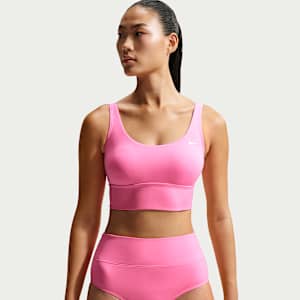Midkini con cuello en forma de U para mujer Nike Swim