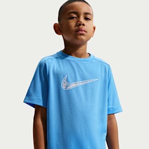 Playera de entrenamiento de manga corta Dri-FIT para niño talla grande Nike Multi