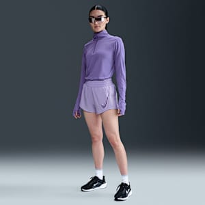 나이키 원 여성 드라이 핏 미드라이즈 브리프 라인드 러닝 쇼츠