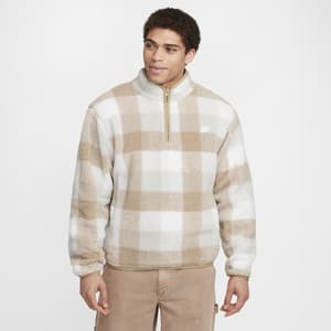 Haut pour l'hiver à demi-zip Nike Club pour homme