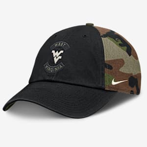 West Virginia 2025 Military Appreciation Club Men's Nike College Adjustable Hat