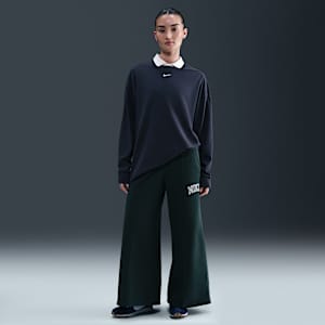 나이키 스포츠웨어 피닉스 플리스 여성 와이드 레그 스웻팬츠