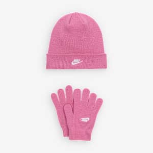 Conjunto de gorro e luvas Club Nike para criança