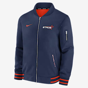 Houston Astros Authentic Collection City Connect Men's Nike MLB Full-Zip Bomber Jacket