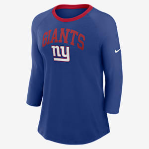 New York Giants Women's Nike NFL 3/4-Sleeve T-Shirt