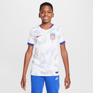 Jersey de fútbol Nike Dri-FIT Replica para niños talla grande USWNT local 2025 Stadium (equipo femenino)