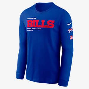 Buffalo Bills Play To Win Essential Men's Nike NFL Long-Sleeve T-Shirt