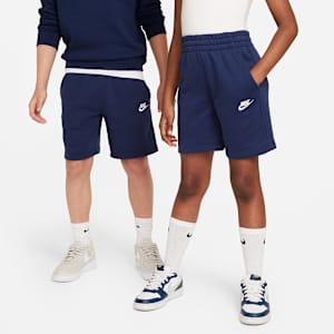 Shorts de French Terry para niños talla grande Nike Sportswear Club Fleece