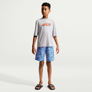 Nike Swim Breaker Big Kids' (Boys') 7" Brief-Lined Volley Short