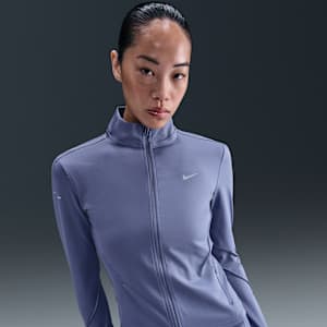 เสื้อวิ่งมิดเลเยอร์ซิปยาวผู้หญิง Dri-FIT Nike Swift