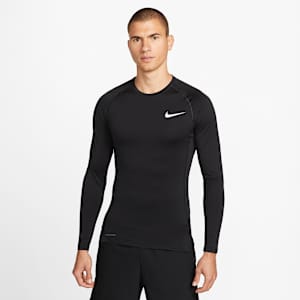 Nike Pro Men's Tight-Fit Long-Sleeve Top