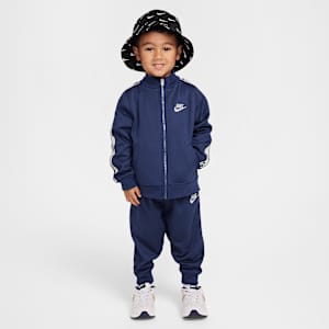 Conjunto de dos piezas de cierre completo y cinta con logotipos infantil Nike Dri-FIT