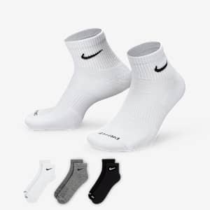 Nike Everyday Plus Cushioned Training Ankle Socks (3 Pairs)