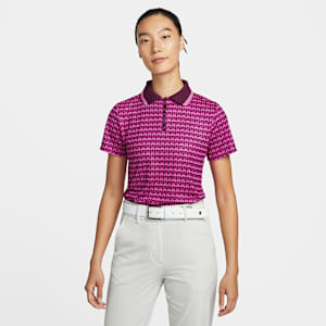 Nike Tour Women's Dri-FIT Short-Sleeve Printed Golf Polo