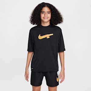 Playera de manga corta Dri-FIT para niño talla grande Nike Swim Hydroguard