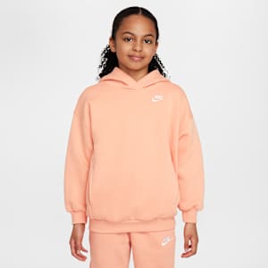 Sudadera con gorro sin cierre oversized para niños talla grande Nike Sportswear Club Fleece