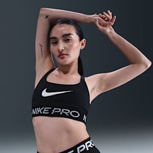 Bra non imbottito a sostegno leggero Nike Pro – Donna