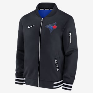 Toronto Blue Jays Authentic Collection City Connect Men's Nike MLB Full-Zip Bomber Jacket