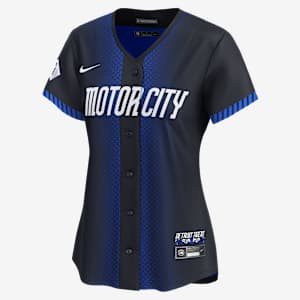Jersey Nike Dri-FIT ADV de la MLB Limited para mujer Javier Báez Detroit Tigers City Connect