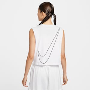 ナイキ スポーツウェア クラブ ウィメンズ スリーブレス クロップド Tシャツ