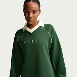 Polo oversize à motif Nike Sportswear Phoenix Fleece pour femme