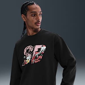 Sudadera de cuello redondo de skateboarding de tejido Fleece Nike SB