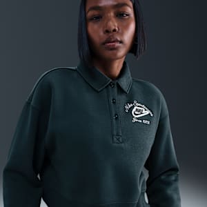Nike Sportswear Phoenix Fleece Women's Loose Collared Pull-Over Top
