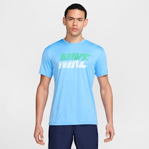 Playera de manga corta para hombre Nike Swim Hydroguard