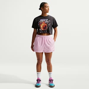 Shorts de básquetbol de malla Dri-FIT para mujer Nike Essential