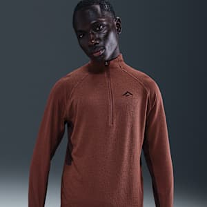 Playera de capa intermedia Dri-FIT de medio cierre para hombre Nike Trail