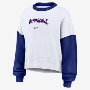 Dominican Republic National Baseball Team 2026 World Baseball Classic Women's Nike Pullover Crew