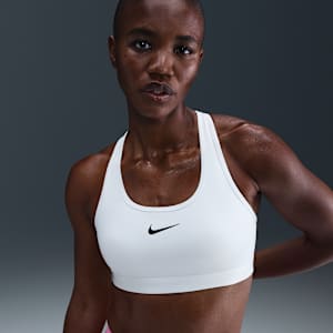 Nike Swoosh Sostenidors esportius de subjecció mitjana sense coixinet - Dona