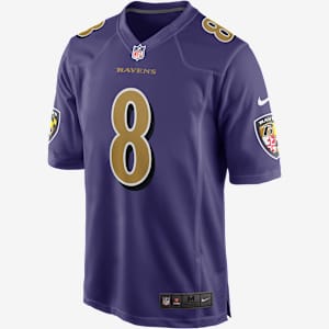 NFL Baltimore Ravens (Lamar Jackson) Men's Game Football Jersey