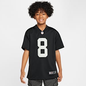 Joshua Jacobs Las Vegas Raiders Nike NFL mérkőzésmez nagyobb gyerekeknek