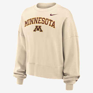 Sudadera de cuello redondo universitaria Nike para mujer Minnesota Phoenix Fleece