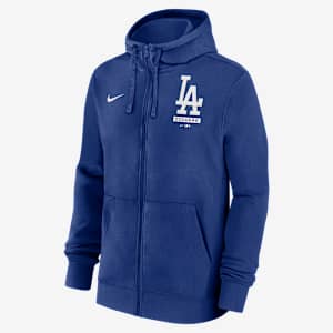 Los Angeles Dodgers Lockup Men's Nike MLB Full-Zip Hoodie